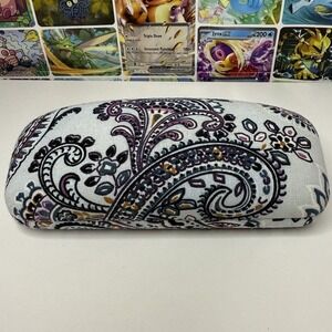 Vera Bradley Paisley Eyeglasses Sunglasses Hard Case Fabric‎